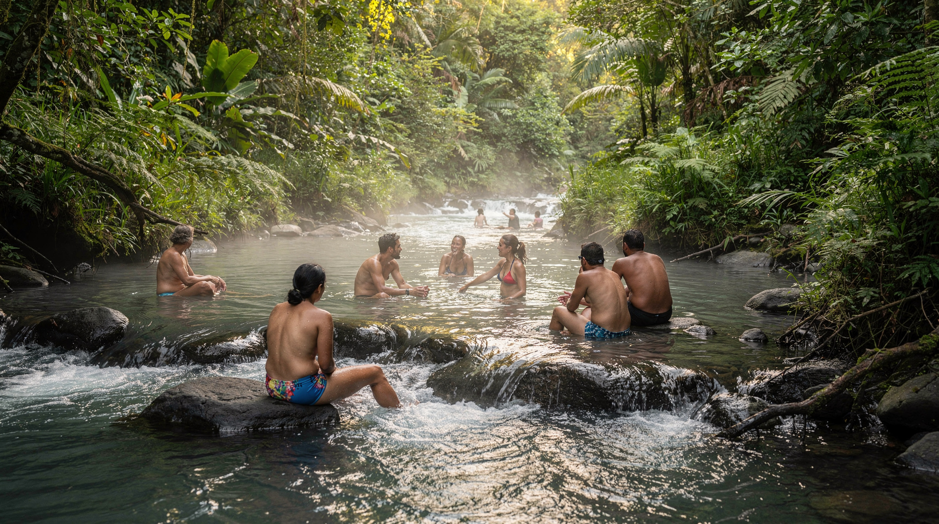 Free hot springs near Arenal: the Río Chollín guide